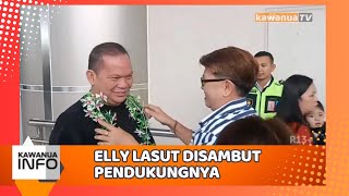 Calon Gubernur Sulut Elly Lasut Disambut Pendukung [upl. by Eintirb]