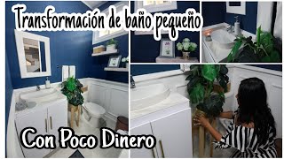 COMO TRANSFORMAR Y DECORAR UN BAÑO PEQUEÑO [upl. by Odrareve]