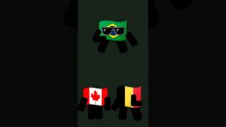 Canada VS Alemão VS Brasilcountryballs [upl. by Chucho]