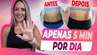 TREINO COMPLETO DA BARRIGA NEGATIVA EM APENAS 5 MINUTOS Vevefit [upl. by Clovah]