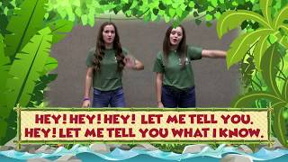 VBS 2018 Jungle River Adventure  Day 4 Music quotHey Let Me Tell Youquot [upl. by Oelc]