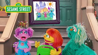 Sesame Street Abby Rosita amp Julia’s Princess PaintALot Fairytale Story [upl. by Clawson]