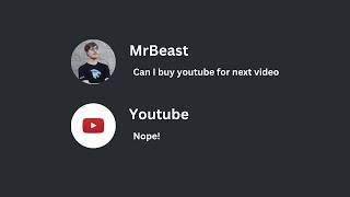 If mrbeast bought youtube tralier [upl. by Ordnasela]