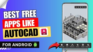 3 Best Free Apps Like AutoCAD for Android  AutoCAD Alternatives for Mobile ✅ [upl. by Redlac]