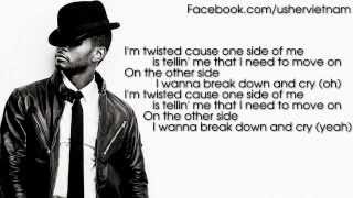 Usher  Burn Lyrics Video [upl. by Macpherson]