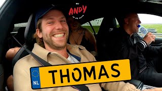 Thomas van der Vlugt StukTV  Bij Andy in de auto En Subtitles [upl. by Enimassej802]