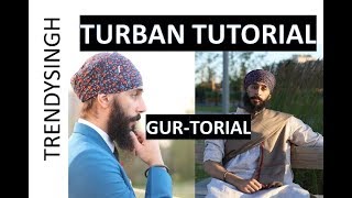 Trendy Gur  Turban tutorial [upl. by Radu523]