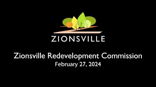 2272024 Zionsville Redevelopment Commission Meeting [upl. by Elletsirk]