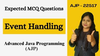 Event Handling Expected MCQs with Answers AJP MSBTE Exam Padho Engineering [upl. by Flanna]