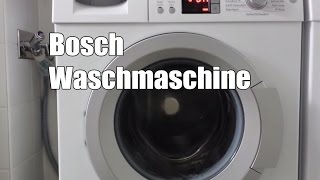 Bosch WAQ284A1 Waschmaschine Test [upl. by Samot]