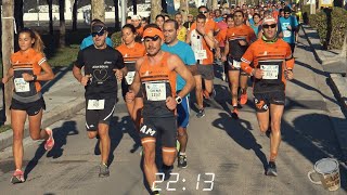 Quart i Mitja Marató de Sitges 2020 · Salidas y llegadas Km 1 5 y 8 [upl. by Asenad]