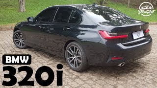 Novo BMW 320i de quotentradaquot A versão mais básica da Série 3  Avaliação VeiculARTE [upl. by Ajtak]