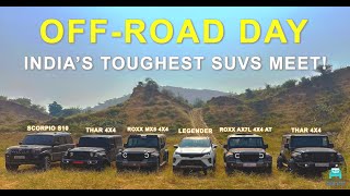 OffRoad Day 2024 ft Thar Roxx AX7L Thar 4x4 Thar Roxx MX5 Fortuner Legender Scorpio S10 [upl. by Swann]