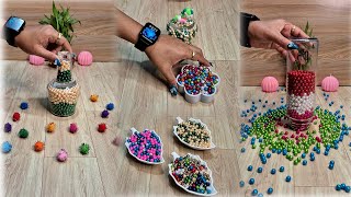 Satisfying Reverse Beads ASMR ♥️♥️♥️ 27 reverse asmr satisfying [upl. by Asiat167]