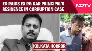 Sandip Ghosh Arrested  ED Raids RG Kar Medical College Ex Principal Sandip Ghoshs Residence [upl. by Oswal432]