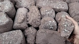 New Cotton like soft😍 dustiest gritty sand cement floor pool CRUMBLING dipping satisfying ASMR [upl. by Harneen]