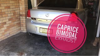 WN Caprice V Bimodal mufflers remote control [upl. by Paquito]