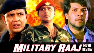 Military Raaj 1998  Mithun Chakravarti amp Aditya Pancholi  Movie Review  Full Action Hindi Drama [upl. by Giarla]