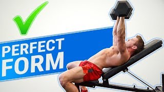 How To Dumbbell Incline Press  3 GOLDEN RULES MADE BETTER [upl. by Killoran]