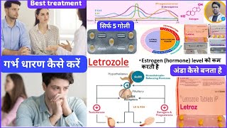 LETROZOLE TABLET 25MG USES IN HINDIDOSEगर्भधारण मैं यूज होने वाली दवाईयांबांझपन का इलाज़ [upl. by Anos]