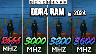 How much RAM MHZ do you need in 2024 2666 vs 3000 vs 3200 vs 3600 MHZ  Test in 10 Games  1440p [upl. by Harriman]