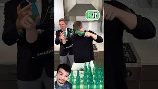 challenge worldrecord christmas guinnesworldrecord funny drink 120fps ad mrbeast guinnes [upl. by Eirual]