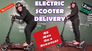 HIGH SPEED ELECTRIC SCOOTER DELIVERY BACK ON THE DUALTRON STORM DOORDASH UBEREATS HOLLYWOOD [upl. by Toblat996]