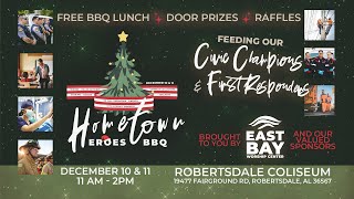 Robertsdale AL Hometown Heroes BBQ Dec 10th amp 11th [upl. by Prudie]