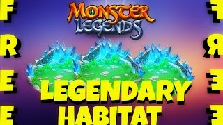 Monster Legends  Get a FREE Legendary Habitat  Only During Team Races Event [upl. by Ludie]