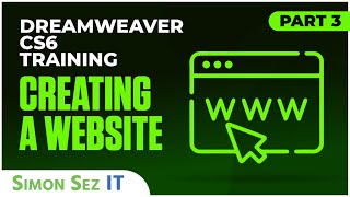 Dreamweaver CS6 Tutorial Creating a Website  Part 3 [upl. by Slayton442]