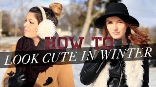 HOW TO LOOK CUTE IN FREEZING WINTER  THE SORRY GIRLS [upl. by Aikas]