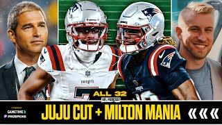 Patriots CUT JuJu Joe Milton STEALS SHOW amp Drake Maye Barely Plays  All 32 NFL Podcast [upl. by Niuqaoj826]