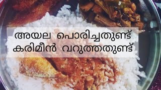 അയല കറിയും കായ ഉപ്പേരിയും  traditional luch recipe ayala mulakitathu with kaya mezhukkupurati [upl. by Owens]