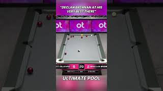 Declan Brennan at his BEST 🤯🚨 ultimatepool billiards 8ballpool pooltrickshot [upl. by Bolme]