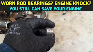 CONNECTING ROD BEARING NOISE SPUN BEARINGS HOW DOES ROD KNOCK SOUND LIKE [upl. by Deron945]