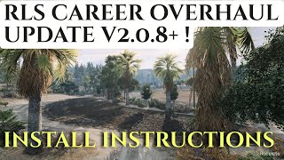 Outdated Install Instructions for RLS Career Overhaul V20  BeamNG Career Mod [upl. by Jens]