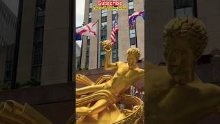 Beautiful Rockefeller Center subscribe shorts newyork travel [upl. by Cr]