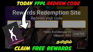 😍 FFPL FINAL DAY REDEEM CODE FREE FIRE TAMIL  FFPL DREAM TEAM SELECTION  TODAY NEW EVENT [upl. by Limhaj594]