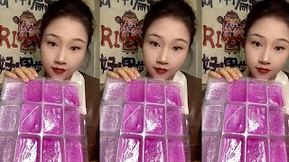 RALAXING ASMR MUKBANG ICE EATING SOUNDS COMPILATION [upl. by Nared]