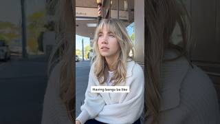 IYKYK haircut fringe badhairday highmaintenance relatable hairstyle funnyvideo fyp [upl. by Chicky185]