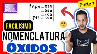 ✅NOMENCLATURA Química ÓXIDOS  𝙎𝙪𝙥𝙚𝙧 𝙁á𝙘𝙞𝙡 😎​🫵​💯​  Química inorgánica [upl. by Brit]