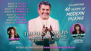 Thomas Anders USA 2024 Tour  Ft Sabrina Salerno amp Precious Wilson [upl. by Amaryllis]