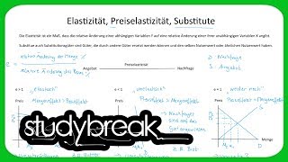 Elastizität Preiselastizität Substitute  Volkswirtschaftslehre [upl. by Higginson]