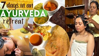 AYURVEDA experience for 7 days  Ayurvedic Treatment Massage ampFood in Indus Valley Ayurvedic Centre [upl. by Oruhtra392]