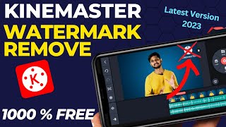 How to remove kinemaster watermark 2023  kinemaster ka logo kaise hataye 2023 [upl. by Osicnarf]