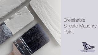 Breathable Silicate Masonry Paint by Earthborn [upl. by Napra586]