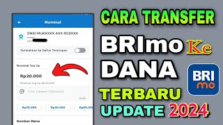 Cara Transfer Brimo Ke Dana Terbaru Update 2024 [upl. by Aihsetan662]