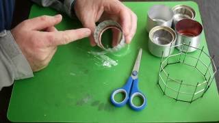 Easy Capillary Hoop Stove 3 Drilling Creasing and Assembly [upl. by Ittap522]