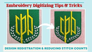 Improving Registration in Embroidery Designs  Digitizing Theory amp Tutorial [upl. by Walli]