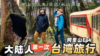 【2024台湾旅行阿里山】大陆情侣台湾自由行，在阿里山旅游2天1夜没玩够？林业铁路｜台铁便当｜小笠原日出｜徒步水山巨木步道｜Taiwan Couple Trip Travel Film  EP4 [upl. by Sarine]